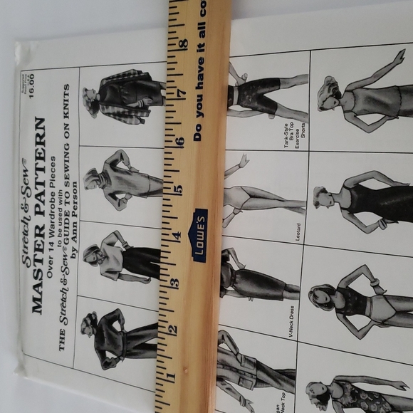 Vintage Stretch snd Sew Master Pattern 14 wardrobe pcs used - Picture 10 of 10